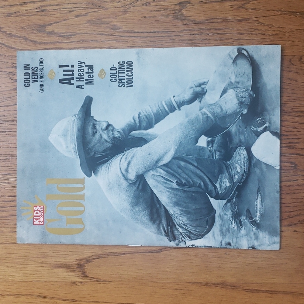 Vintage 90s Kids Discover Magazine Gold Volume 5 Issue 1 January 1995